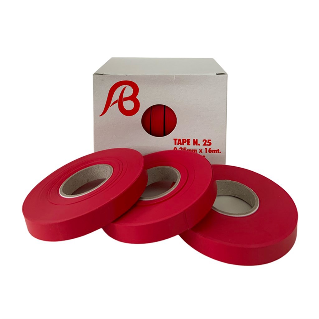 NASTRI PER TAPE 10R. 0,10 X 40 MT. ROSSO